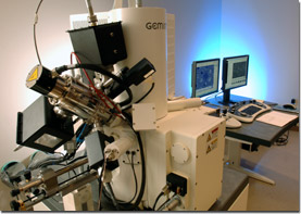 Zeiss scanning electron/ion microscope